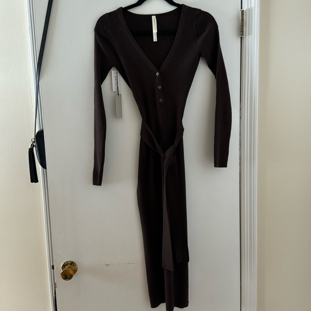 NEW Aritzia Henley sweater dress